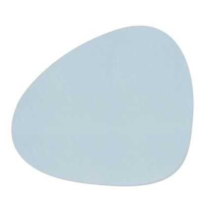 Prostírání CURVE NUPO 37 x 44 cm, jemně oblačná, kůže, LIND DNA