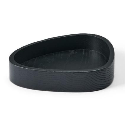 Odkládací miska WOOD BOX 14 cm, černá, dřevo, LIND DNA