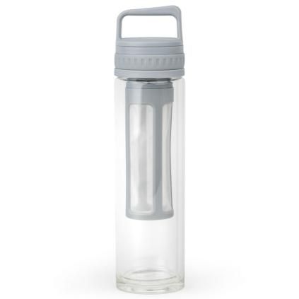 Termoláhev COLD BREW MOSHI 400 ml, šedá, sklo, Leopold Vienna