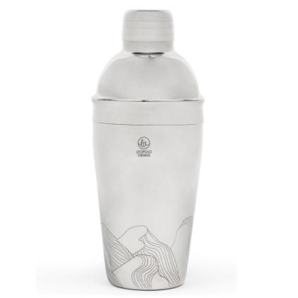 Šejkr na koktejly MOUNTAINS 500 ml, stříbrná, nerezová ocel, Leopold Vienna