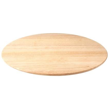 Krájecí a servírovací prkénko 46 cm, hnědá, gumovník, Continenta