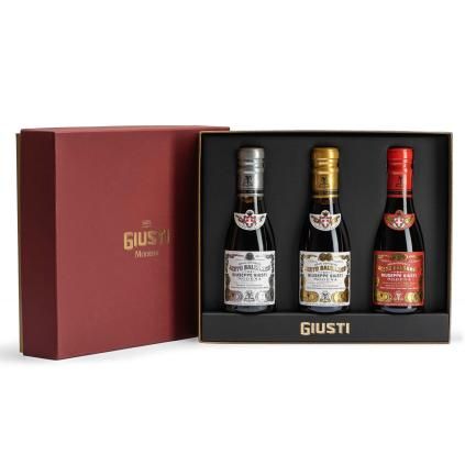 Balzamikový ocet 1 SILVER MEDAL & 2 & 3 GOLD MEDALS 3 x 100 ml, Giusti