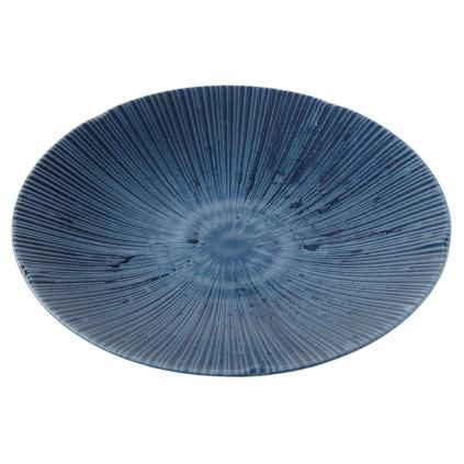 Předkrmový talíř ICE SAPPHIRE 22 cm, modrá, keramika, MIJ