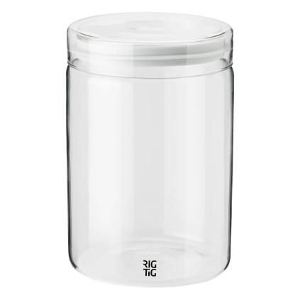 Dóza na potraviny STORE-IT 1 l, světle šedá, sklo, RIG-TIG