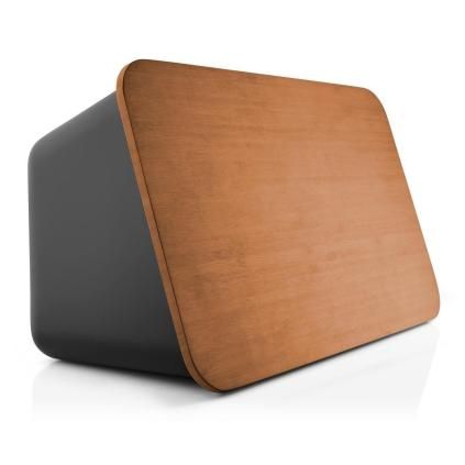 Chlebník NORDIC KITCHEN 39 cm, černá, plast / dřevo, Eva Solo
