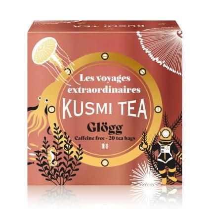 Ovocný čaj GLOGG, 20 mušelínových sáčků, Kusmi Tea