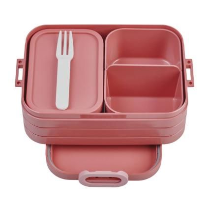 Obědový box BENTO 900 ml, sytá mauve, plast, Mepal