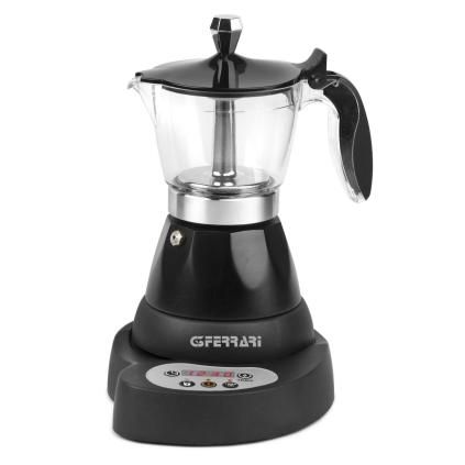 Elektrický moka kávovar RISVEGLIO ESPRESSO, černá, G3Ferrari