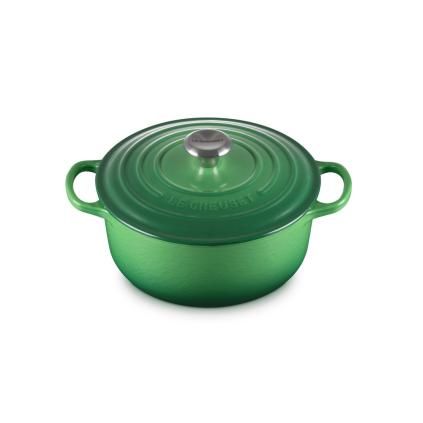 Kastrol SIGNATURE 20 cm, 2,4 l, BAMBOO, litina, Le Creuset
