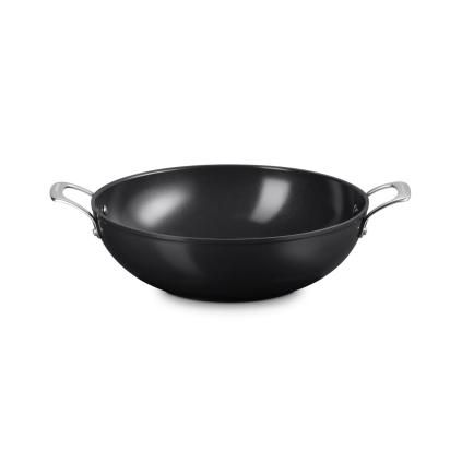 Wok ESSENTIAL 32 cm, keramika, Le Creuset