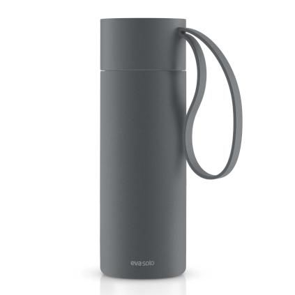 Cestovní hrnek TO GO 350 ml, šedá, nerezová ocel, Eva Trio