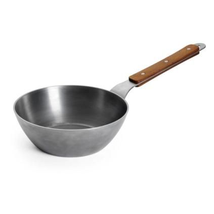 Hluboká pánev CARBON STEEL 20 cm, uhlíková ocel, WOLL