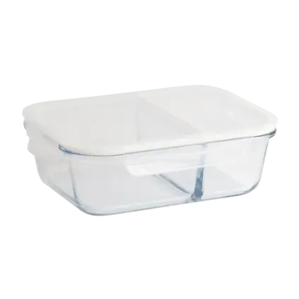 Box na potraviny PKV-033 1,45 l, sklo / silikon, Pebbly