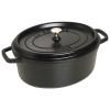 Oválný hrnec, černá V 5,4 l Staub