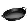 Oválný litinový pekáč černý 21 cm Staub