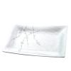 Servírovací talíř WHITE BLOSSOM 33 x 19 cm, obdélník, MIJ