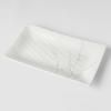 Servírovací talíř WHITE BLOSSOM 33 x 19 cm, obdélník, MIJ