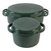 Litinový kotlík, ovál, zelená, Big Green Egg