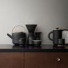 Šálek s podšálkem THEO 200 ml, černá, Stelton