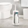 WC kartáč FLEX PLUS 70516, s úložným prostorem, bílá / šedá, Joseph Joseph