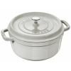 Hrnec COCOTTE 20 cm, bílý lanýž, litina, Staub