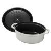 Hrnec COCOTTE 23 cm, bílý lanýž, litina, Staub