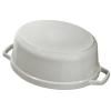 Hrnec COCOTTE 23 cm, bílý lanýž, litina, Staub