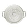 Hrnec COCOTTE 28 cm, bílý lanýž, litina, Staub