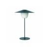 Stojací lampa, LED, přenosná, střední, černá, Blomus