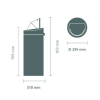 dotykovy odpadkovy kos touch bin new brabantia mandlovy 30 l 13