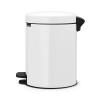 pedalovy odpadkovy kos newlcon brabantia bily 5 l 2