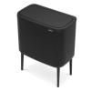 dotykovy odpadkovy kos bo touch bin brabantia matny cerny 36 l 2