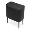 dotykovy odpadkovy kos bo touch bin brabantia matny cerny 3 x 11 l 2