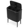 dotykovy odpadkovy kos bo touch bin brabantia matny cerny 3 x 11 l 5
