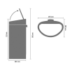 dotykovy odpadkovy kos touch bin new brabantia platinovy 40 l 5