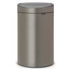 dotykovy odpadkovy kos touch bin new brabantia platinovy 40 l 1