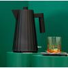 alessi wasserkocher plisse schwarz