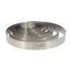 round tart ring ht 35 cm valrhona perforated stainless steel
