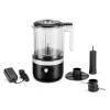 Food processor 5KFCB519, bezdrátový, matná černá, KitchenAid