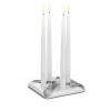 Set svícnů SQUARE CANDLE Höfats stříbrný 4 ks 10