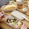 Obědový box LUNCHBOX TO GO ORGANIC, krémová, Lékué