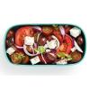 Obědový box LUNCHBOX TO GO 1 l, tyrkysová / černá, Lékué