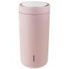 Termohrnek TO GO CLICK 400 ml, matná růžová, Stelton