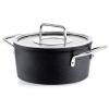 Vysoký kastrol ADAMANT 20 cm, černá, hliník, Fissler