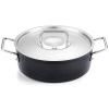 Nízký kastrol ADAMANT 24 cm, černá, hliník, Fissler
