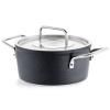 Vysoký kastrol ADAMANT 18 cm, černá, hliník, Fissler