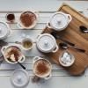 Zapékací mísa 10 cm, sada 4 ks, slonová kost, keramika, Staub