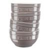 Jídelní miska 700 ml, sada 4 ks, šedá, keramika, Staub