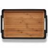 Servírovací podnos NORDIC KITCHEN 50 x 35 cm, černá, plast / bambus, Eva Solo