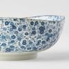 Jídelní miska BLUE DAISY 20 cm, hnědá, keramika, MIJ